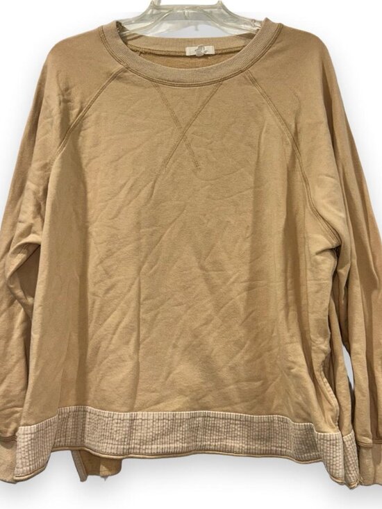 easel Tops - Easel Tan Sweatshirt Women's Small